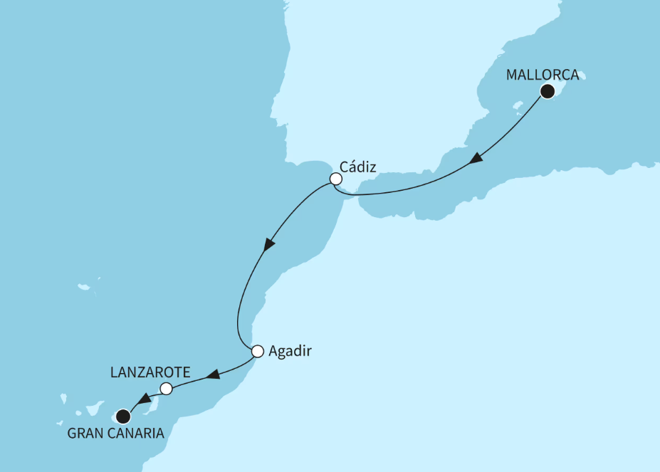 Mein Schiff Kanaren-Kreuzfahrt 2026: Die Südspitze Europas Mein Schiff Kanaren-Kreuzfahrt 2026: Die Südspitze Europas