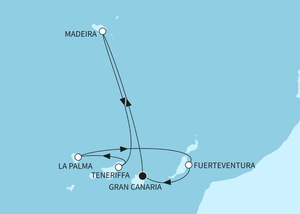 Mein Schiff Kanaren-Kreuzfahrt 2027: Kanaren mit Madeira 2 Mein Schiff Kanaren-Kreuzfahrt 2027: Kanaren mit Madeira 2