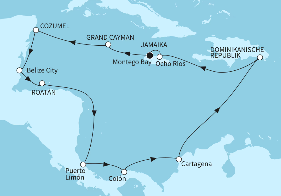 Mein Schiff Karibik-Kreuzfahrt 2026: Best of Mittelamerika Mein Schiff Karibik-Kreuzfahrt 2026: Best of Mittelamerika