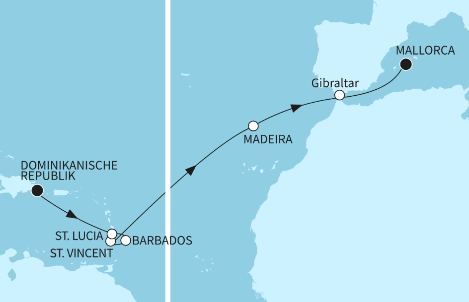 Mein Schiff Karibik-Kreuzfahrt 2027: Auszeit auf dem Atlantik 2 Mein Schiff Karibik-Kreuzfahrt 2027: Auszeit auf dem Atlantik 2