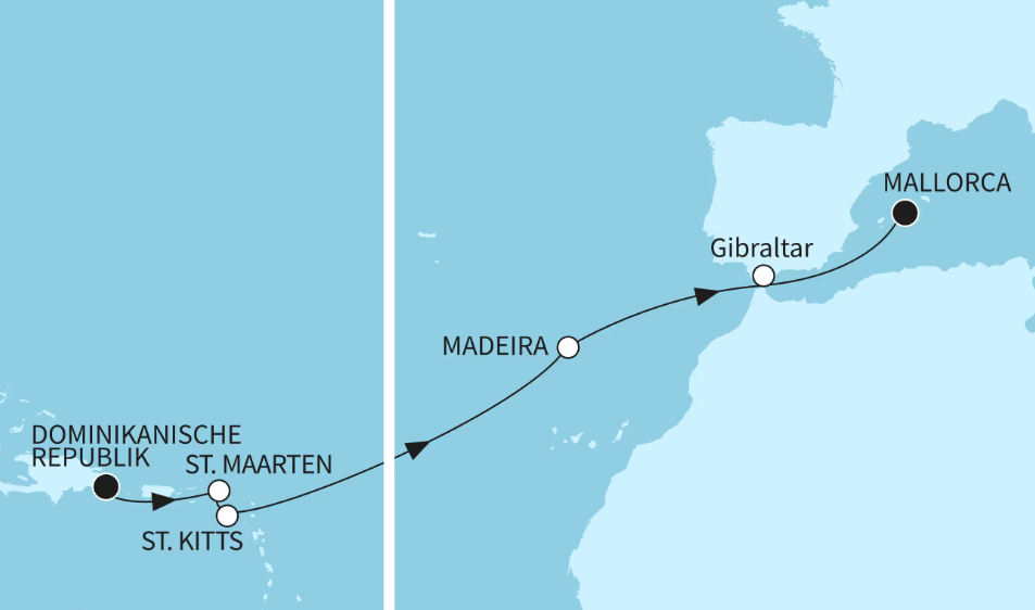 Mein Schiff Karibik-Kreuzfahrt 2027: Auszeit auf dem Atlantik Mein Schiff Karibik-Kreuzfahrt 2027: Auszeit auf dem Atlantik