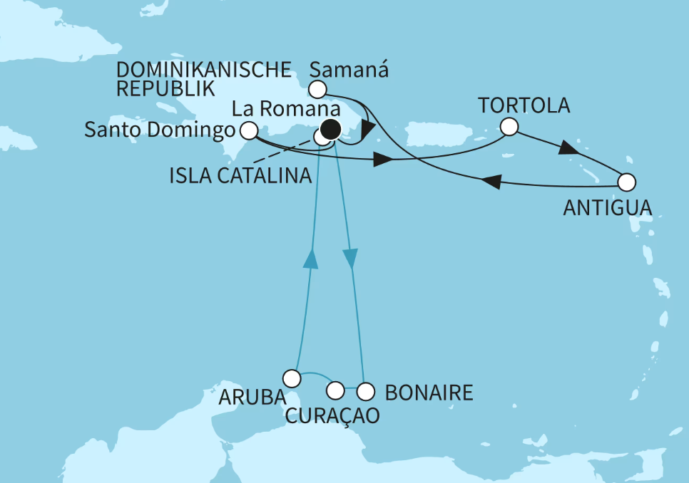 Mein Schiff Karibik-Kreuzfahrt 2027: Karibische Inselwelten 2 Mein Schiff Karibik-Kreuzfahrt 2027: Karibische Inselwelten 2