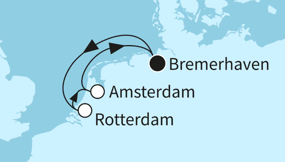 Mein Schiff Nordeuropa-Kreuzfahrt 2026: Kurzreise Hollands hübsche Hafenstädte Mein Schiff Nordeuropa-Kreuzfahrt 2026: Kurzreise Hollands hübsche Hafenstädte