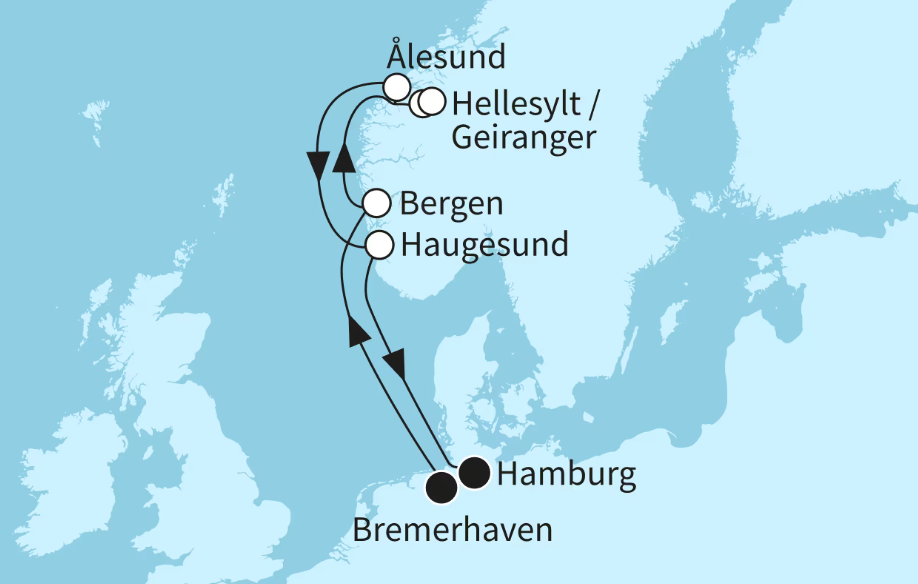 Mein Schiff Norwegen-Kreuzfahrt 2026: Fjordland Norwegen Mein Schiff Norwegen-Kreuzfahrt 2026: Fjordland Norwegen