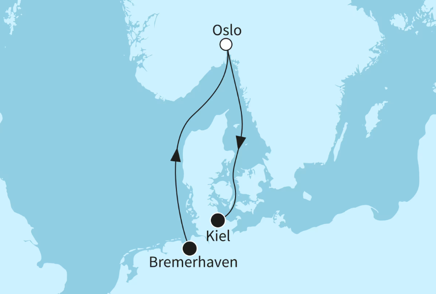 Mein Schiff Norwegen-Kreuzfahrt 2026: Kurzreise Oslo 3 Mein Schiff Norwegen-Kreuzfahrt 2026: Kurzreise Oslo 3