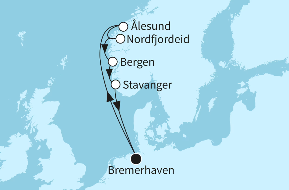 Mein Schiff Norwegen-Kreuzfahrt 2026: Norwegens Fjordwelten 4 Mein Schiff Norwegen-Kreuzfahrt 2026: Norwegens Fjordwelten 4