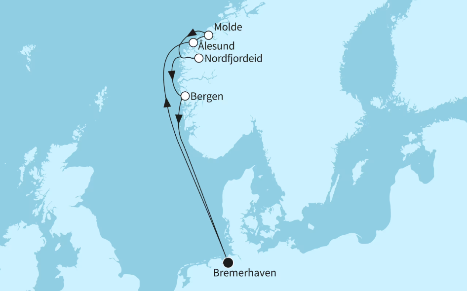 Mein Schiff Norwegen-Kreuzfahrt 2026: Norwegens Fjordwelten Mein Schiff Norwegen-Kreuzfahrt 2026: Norwegens Fjordwelten