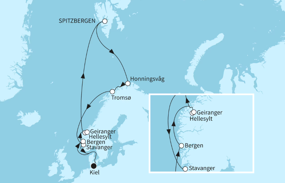 Mein Schiff Norwegen-Kreuzfahrt 2026: Traumreise Norwegen bis zum Nordkap Mein Schiff Norwegen-Kreuzfahrt 2026: Traumreise Norwegen bis zum Nordkap