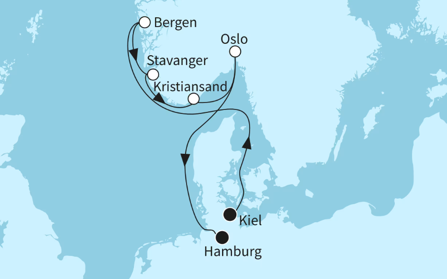 Mein Schiff Norwegen-Kreuzfahrt 2026: Vielfalt Norwegens 2 Mein Schiff Norwegen-Kreuzfahrt 2026: Vielfalt Norwegens 2
