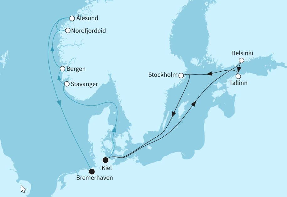 Mein Schiff Norwegen-Kreuzfahrt 2026: Zauberhaftes Norwegen und Ostseemetropolen 2 Mein Schiff Norwegen-Kreuzfahrt 2026: Zauberhaftes Norwegen und Ostseemetropolen 2