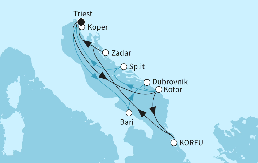 Mein Schiff Östliches Mittelmeer-Kreuzfahrt 2026: Adria intensiv Mein Schiff Östliches Mittelmeer-Kreuzfahrt 2026: Adria intensiv
