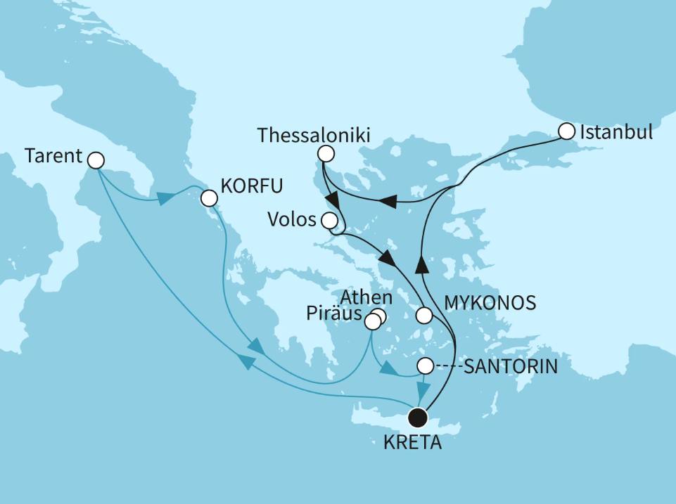 Mein Schiff Östliches Mittelmeer-Kreuzfahrt 2027: Ägäis und Bosporus Mein Schiff Östliches Mittelmeer-Kreuzfahrt 2027: Ägäis und Bosporus