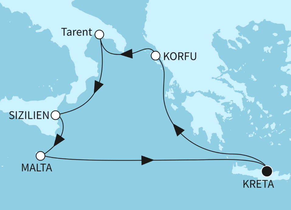 Mein Schiff Östliches Mittelmeer-Kreuzfahrt 2027: Inselwelt zum Verlieben Mein Schiff Östliches Mittelmeer-Kreuzfahrt 2027: Inselwelt zum Verlieben