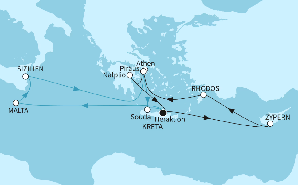 Mein Schiff Östliches Mittelmeer-Kreuzfahrt 2027: Östliches Mittelmeer intensiv 2 Mein Schiff Östliches Mittelmeer-Kreuzfahrt 2027: Östliches Mittelmeer intensiv 2