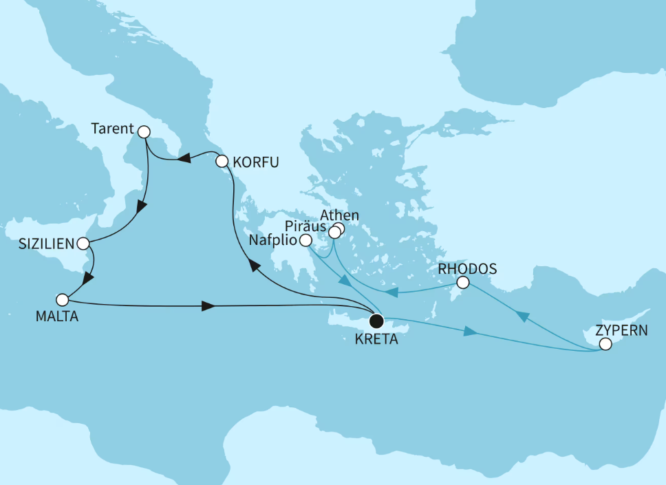 Mein Schiff Östliches Mittelmeer-Kreuzfahrt 2027: Östliches Mittelmeer intensiv 3 Mein Schiff Östliches Mittelmeer-Kreuzfahrt 2027: Östliches Mittelmeer intensiv 3