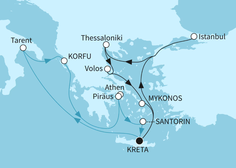 Mein Schiff Östliches Mittelmeer-Kreuzfahrt 2027: Vielfalt des Östlichen Mittelmeers 2 Mein Schiff Östliches Mittelmeer-Kreuzfahrt 2027: Vielfalt des Östlichen Mittelmeers 2
