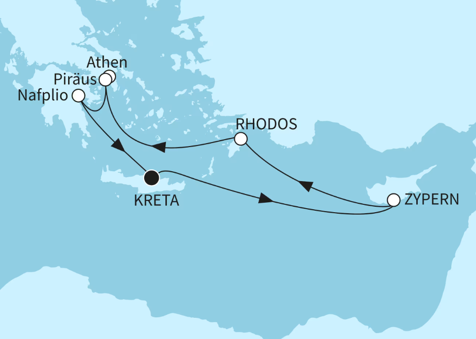 Mein Schiff Östliches Mittelmeer-Kreuzfahrt 2027: Zauberhafte Inseln Mein Schiff Östliches Mittelmeer-Kreuzfahrt 2027: Zauberhafte Inseln