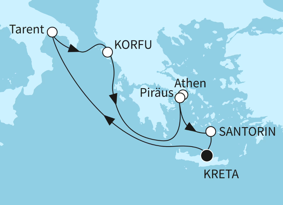 Mein Schiff Östliches Mittelmeer-Kreuzfahrt 2027: Vielfalt des Östlichen Mittelmeers Mein Schiff Östliches Mittelmeer-Kreuzfahrt 2027: Vielfalt des Östlichen Mittelmeers