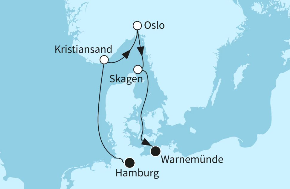 Mein Schiff Ostsee-Kreuzfahrt 2026: Stippvisite ins Nordland Mein Schiff Ostsee-Kreuzfahrt 2026: Stippvisite ins Nordland