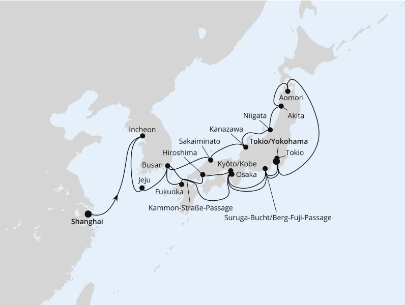 AIDA Asien-Kreuzfahrt 2027: China, Südkorea & Japan zur Frühlingsblüte AIDA Asien-Kreuzfahrt 2027: China, Südkorea & Japan zur Frühlingsblüte