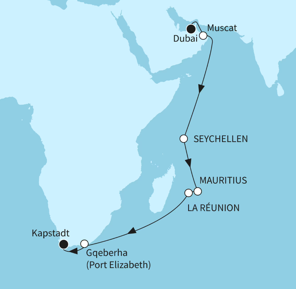Mein Schiff Afrika-Kreuzfahrt 2026: Auszeit zwischen den Kontinenten 2 Mein Schiff Afrika-Kreuzfahrt 2026: Auszeit zwischen den Kontinenten 2