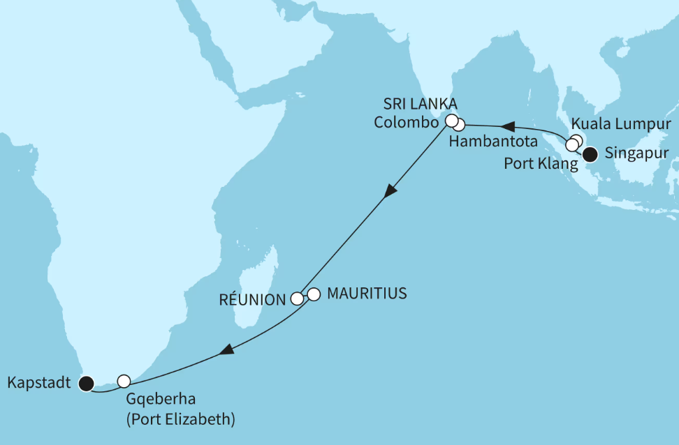 Mein Schiff Afrika-Kreuzfahrt 2026: Indischer Ozean mit Mauritius Mein Schiff Afrika-Kreuzfahrt 2026: Indischer Ozean mit Mauritius