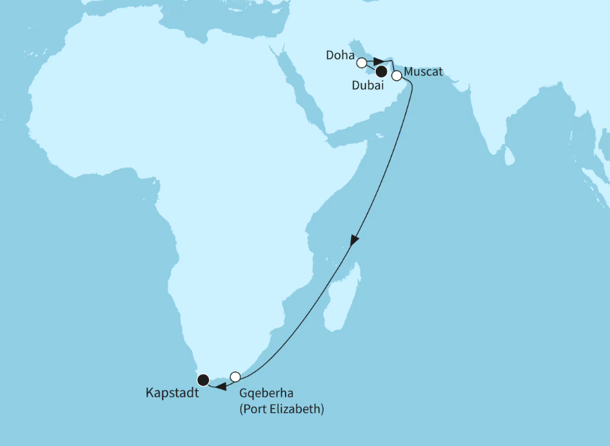 Mein Schiff Afrika-Kreuzfahrt 2027: Auszeit zwischen den Kontinenten Mein Schiff Afrika-Kreuzfahrt 2027: Auszeit zwischen den Kontinenten