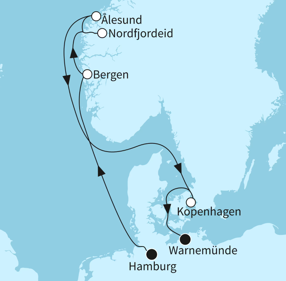 Mein Schiff Norwegen-Kreuzfahrt 2027: Faszination Norwegen Mein Schiff Norwegen-Kreuzfahrt 2027: Faszination Norwegen
