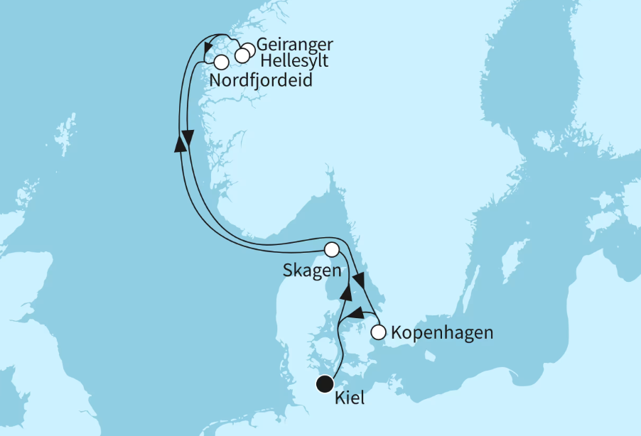 Mein Schiff Norwegen-Kreuzfahrt 2027: Norwegens Fjordwelten 10 Mein Schiff Norwegen-Kreuzfahrt 2027: Norwegens Fjordwelten 10