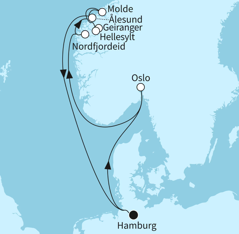 Mein Schiff Norwegen-Kreuzfahrt 2027: Norwegens Fjordwelten 7 Mein Schiff Norwegen-Kreuzfahrt 2027: Norwegens Fjordwelten 7