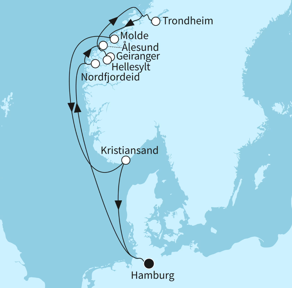 Mein Schiff Norwegen-Kreuzfahrt 2027: Norwegens Fjordwelten 8 Mein Schiff Norwegen-Kreuzfahrt 2027: Norwegens Fjordwelten 8