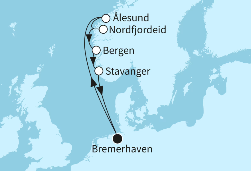 Mein Schiff Norwegen-Kreuzfahrt 2027: Norwegens Fjordwelten Mein Schiff Norwegen-Kreuzfahrt 2027: Norwegens Fjordwelten
