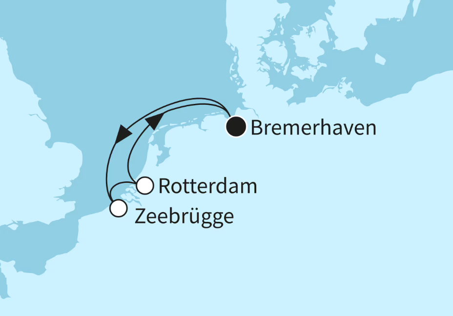 Mein Schiff Westeuropa-Kreuzfahrt 2026: Kurzreise mit Rotterdam Mein Schiff Westeuropa-Kreuzfahrt 2026: Kurzreise mit Rotterdam