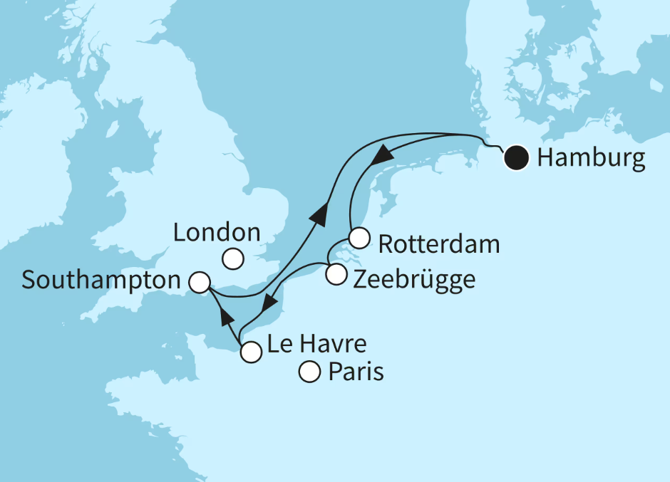 Mein Schiff Westeuropa-Kreuzfahrt 2026: Westeuropas Vielfalt 2 Mein Schiff Westeuropa-Kreuzfahrt 2026: Westeuropas Vielfalt 2