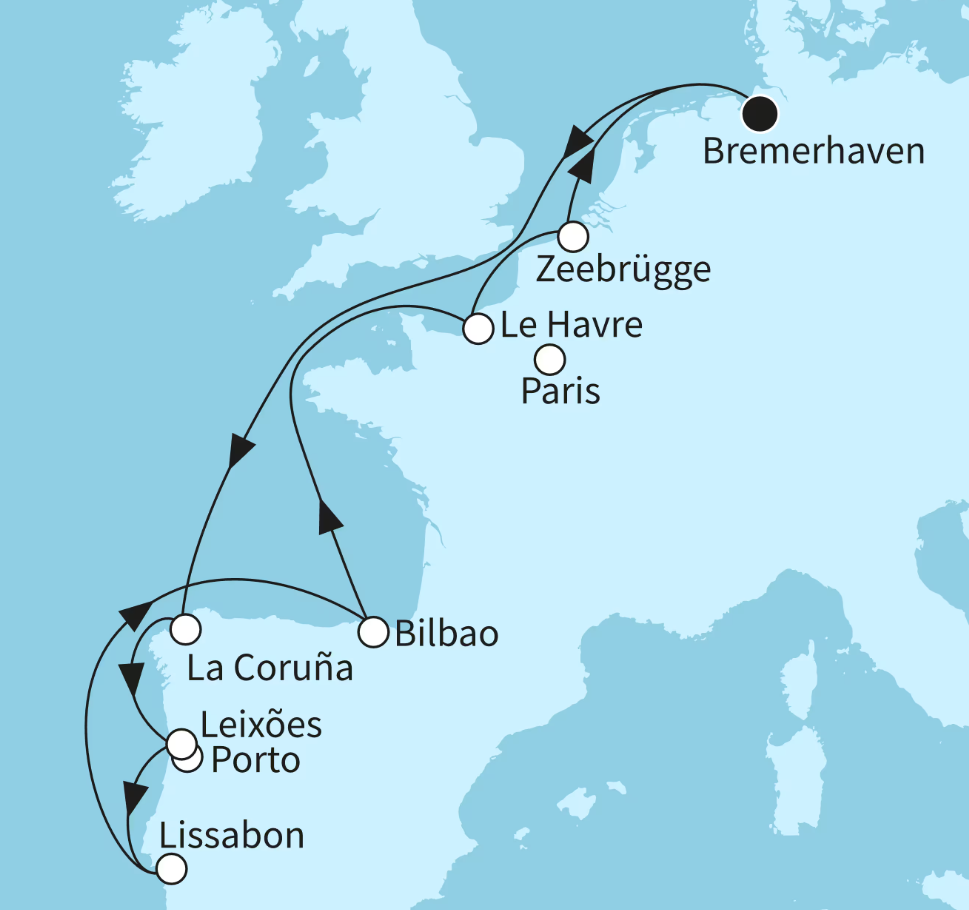 Mein Schiff Westeuropa-Kreuzfahrt 2026: Westeuropas Vielfalt Mein Schiff Westeuropa-Kreuzfahrt 2026: Westeuropas Vielfalt