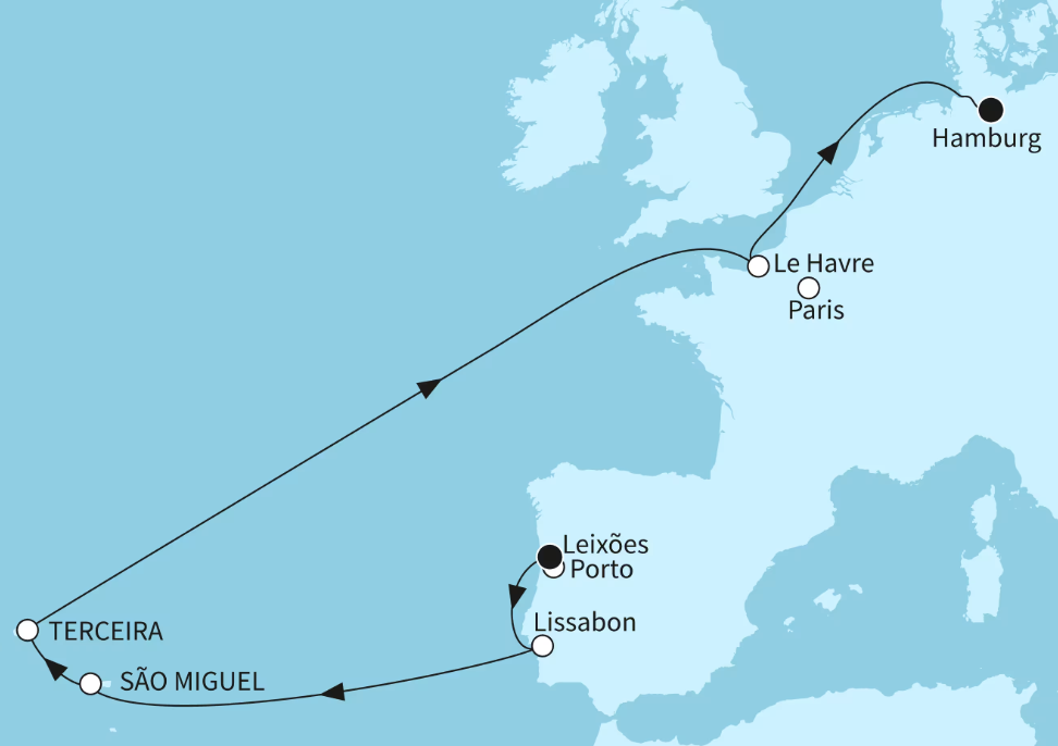 Mein Schiff Westeuropa-Kreuzfahrt 2027: Abenteuerwelt Azoren Mein Schiff Westeuropa-Kreuzfahrt 2027: Abenteuerwelt Azoren