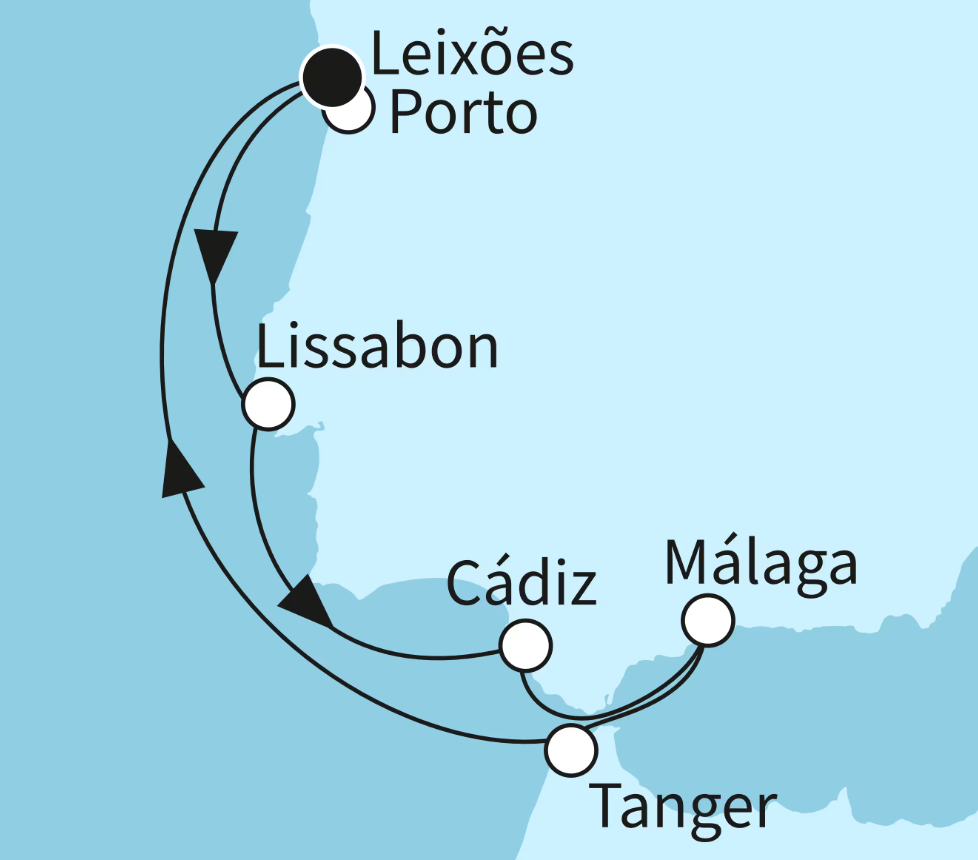 Mein Schiff Westeuropa-Kreuzfahrt 2027: Sommerzeit an der Westküste mit Marokko Mein Schiff Westeuropa-Kreuzfahrt 2027: Sommerzeit an der Westküste mit Marokko