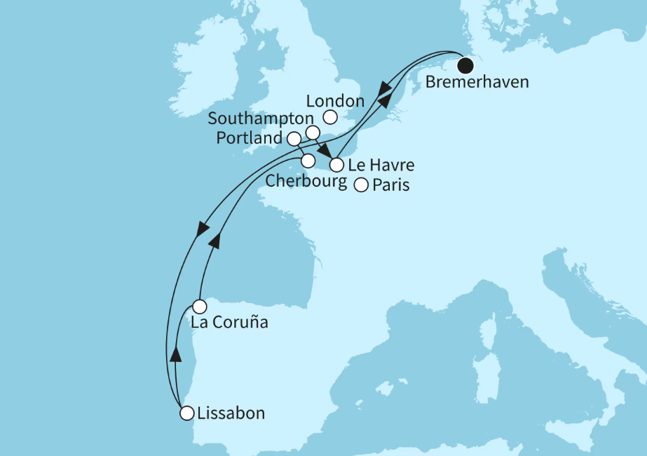 Mein Schiff Westeuropa-Kreuzfahrt 2027: Westeuropas Vielfalt Mein Schiff Westeuropa-Kreuzfahrt 2027: Westeuropas Vielfalt