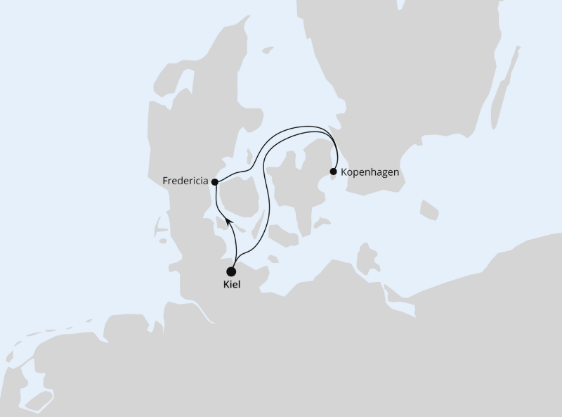 AIDA Nordeuropa-Kreuzfahrt 2027: Minikreuzfahrt nach Dänemark ab Kiel 1