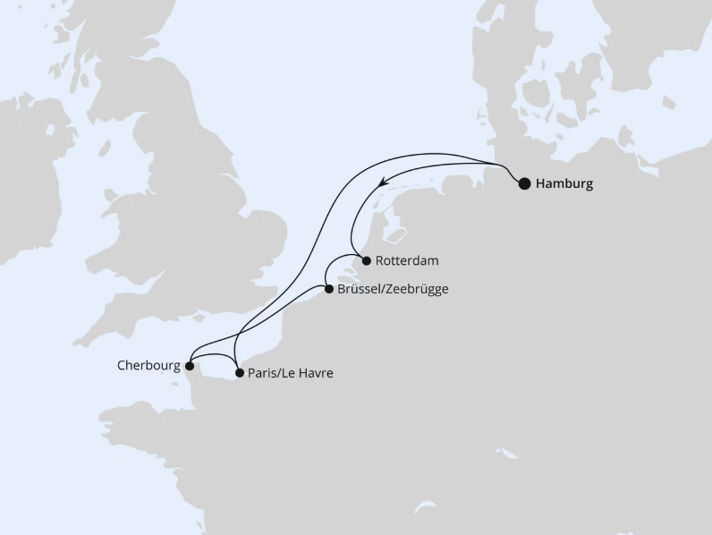 AIDA Nordeuropa-Kreuzfahrt 2027: Weihnachtsreise Metropolen ab Hamburg