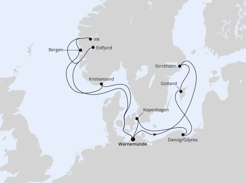 AIDA Norwegen-Kreuzfahrt 2027: Highlights der Nord- und Ostseeküste 1 AIDA Norwegen-Kreuzfahrt 2027: Highlights der Nord- und Ostseeküste 1