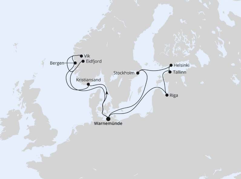 AIDA Norwegen-Kreuzfahrt 2027: Highlights der Nord- und Ostseeküste 2 AIDA Norwegen-Kreuzfahrt 2027: Highlights der Nord- und Ostseeküste 2