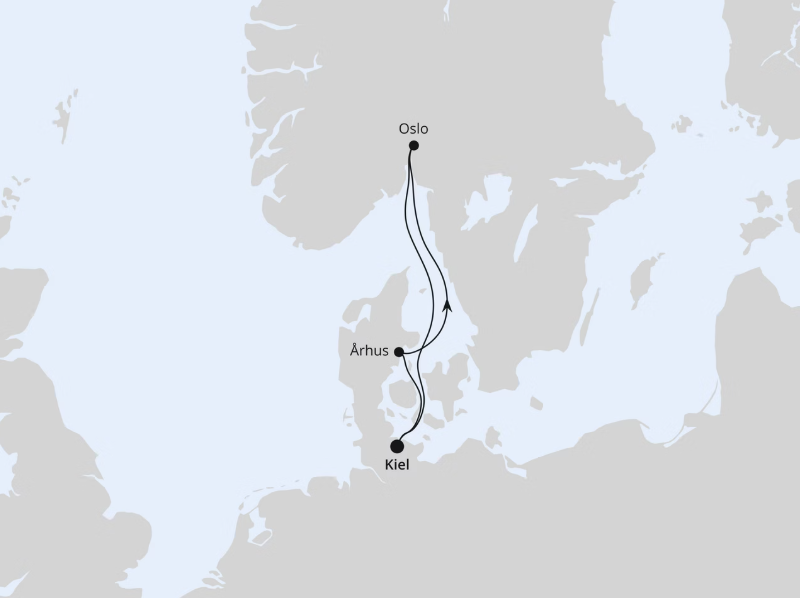 AIDA Norwegen-Kreuzfahrt 2027: Kurzreise Norwegen & Dänemark ab Kiel 1