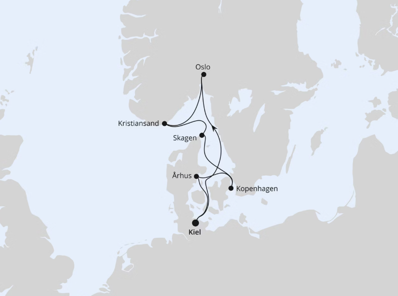AIDA Norwegen-Kreuzfahrt 2027: Skandinavische Highlights ab Kiel